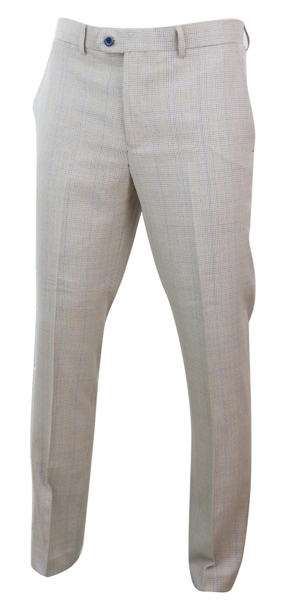 Pantalones de tweed transparentes para hombre