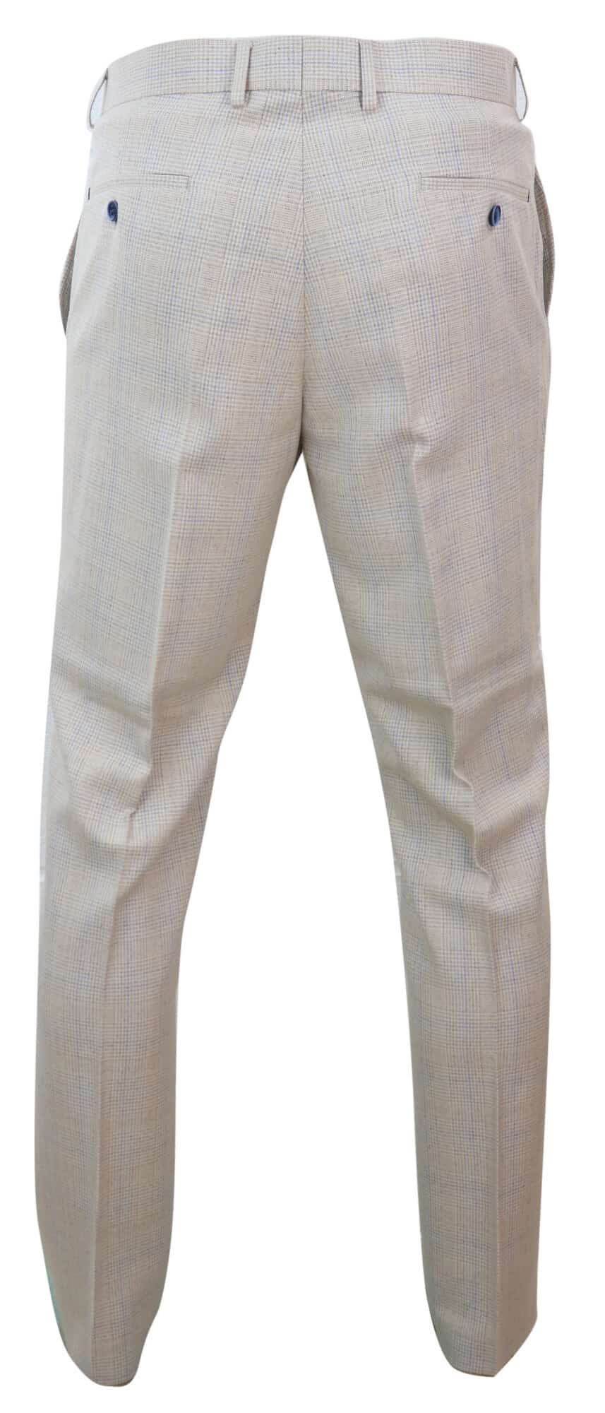 Pantalones de tweed transparentes para hombre