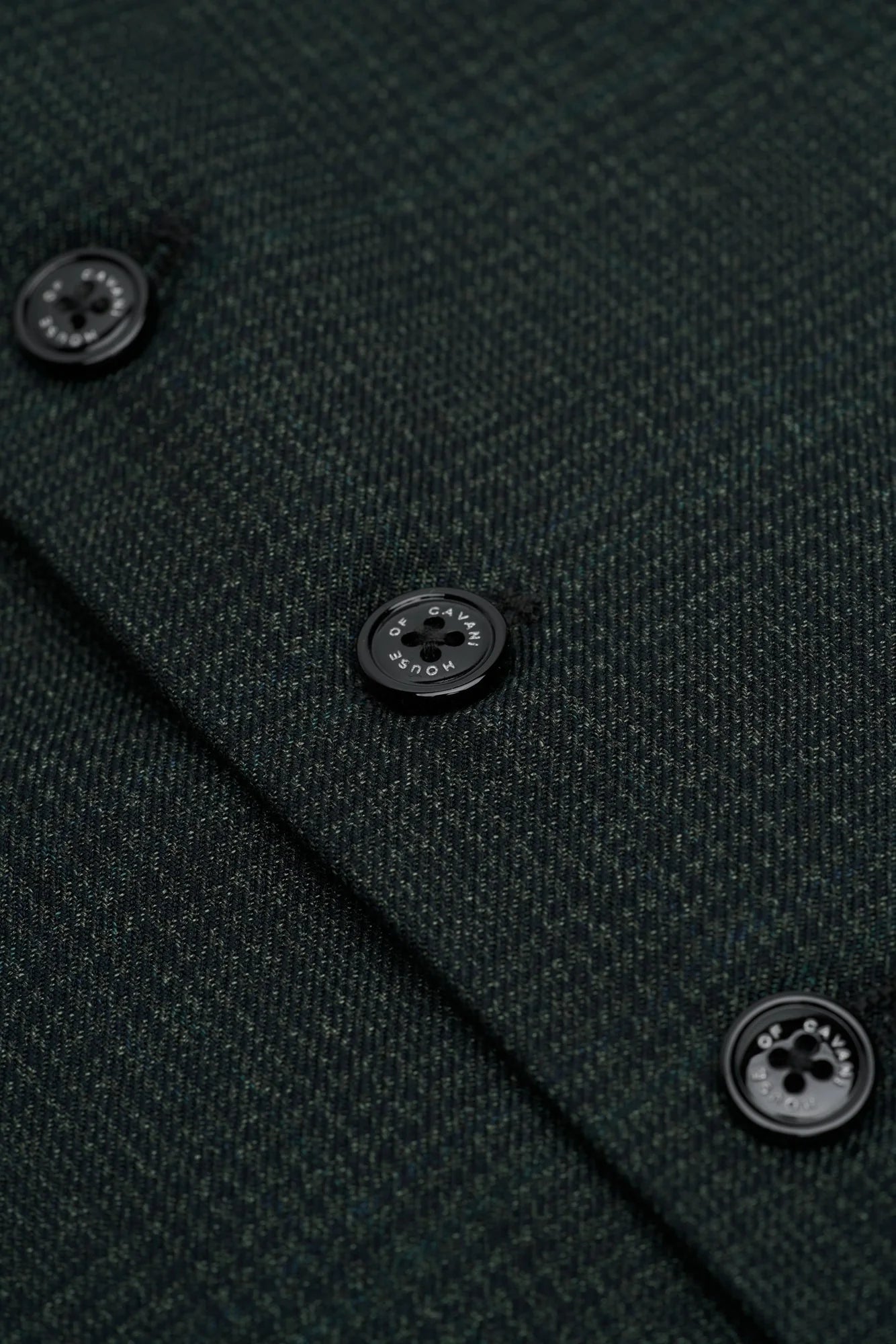Caridi - Chaleco de tweed verde oliva para hombre