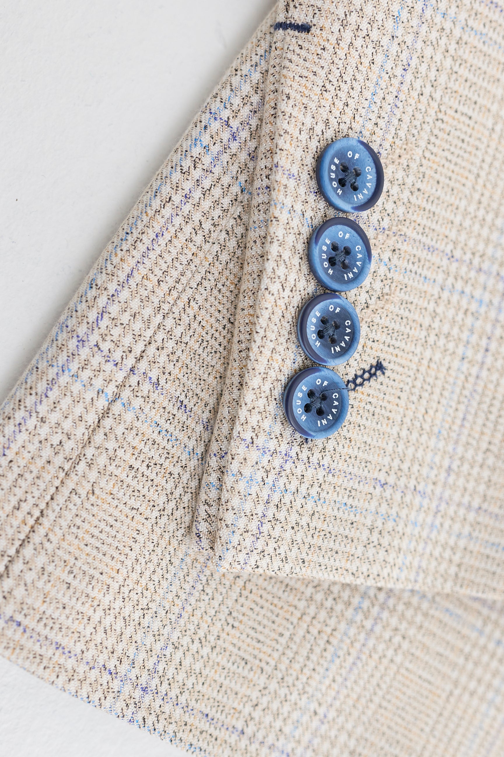Traje de boda de 3 piezas para hombre color crema - Cavani Caridi
