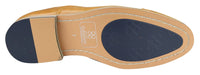 Zapatos de hombre sin cordones de cuero auténtico, elegantes y formales, en azul marino, marrón claro, ideales para bodas, fiestas de oficina o cualquier otra ocasión.