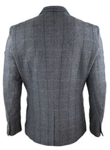 Blazer vintage de hombre con estampado de espiga - Cavani Albert-Carbón