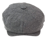 Gorra Newsboy de 8 paneles para hombre - Cavani Martez - Gris oscuro
