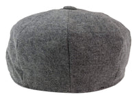 Gorra Newsboy de 8 paneles para hombre - Cavani Martez - Gris oscuro