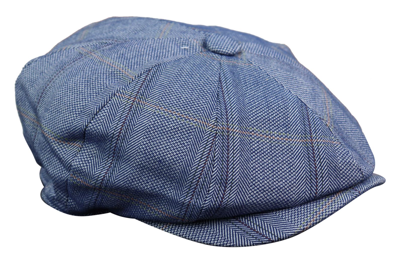 Gorra plana de tweed de 8 paneles estilo Peaky Blinders para hombre - Cavani Connall