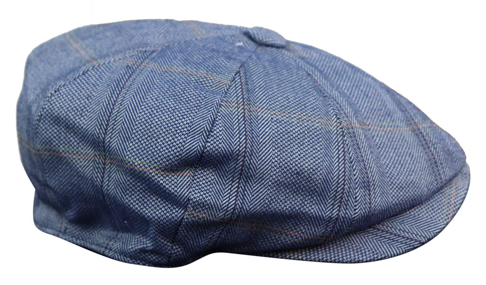 Gorra plana de tweed de 8 paneles estilo Peaky Blinders para hombre - Cavani Connall