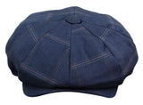Gorra plana de tweed de 8 paneles estilo Peaky Blinders para hombre - Cavani Connall