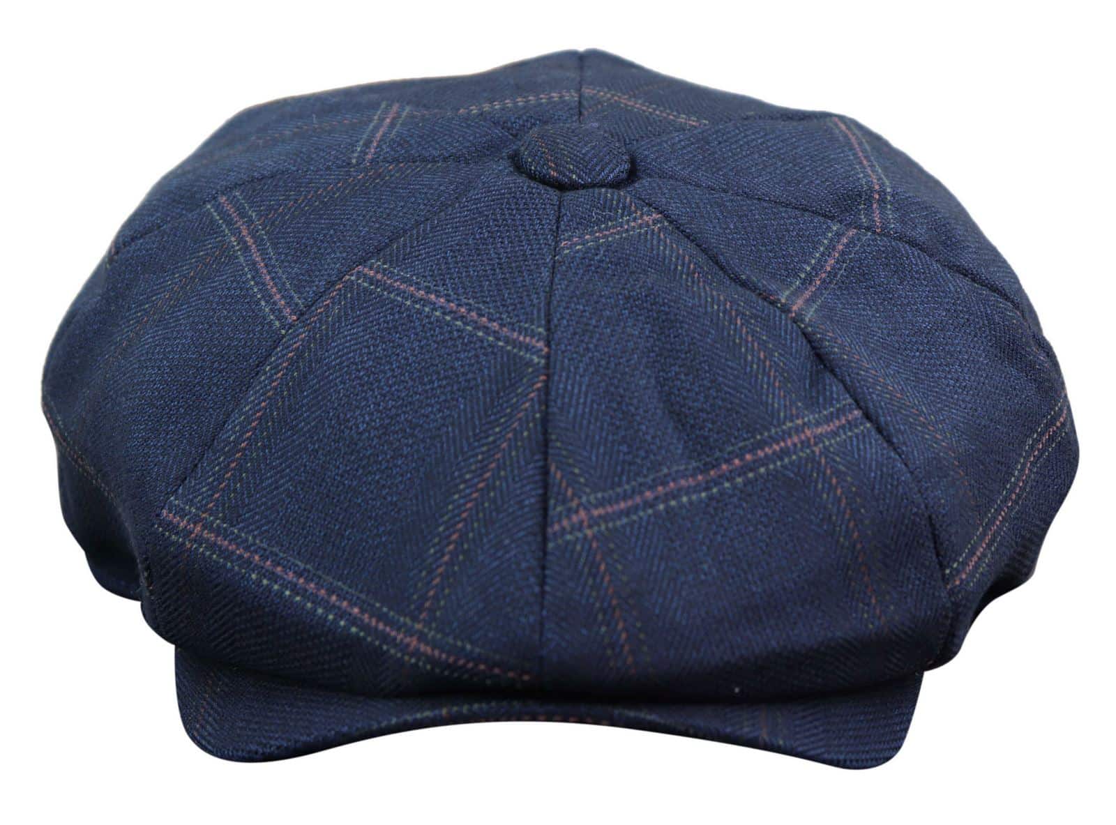 Gorra plana de tweed de 8 paneles estilo Peaky Blinders para hombre - Cavani Connall
