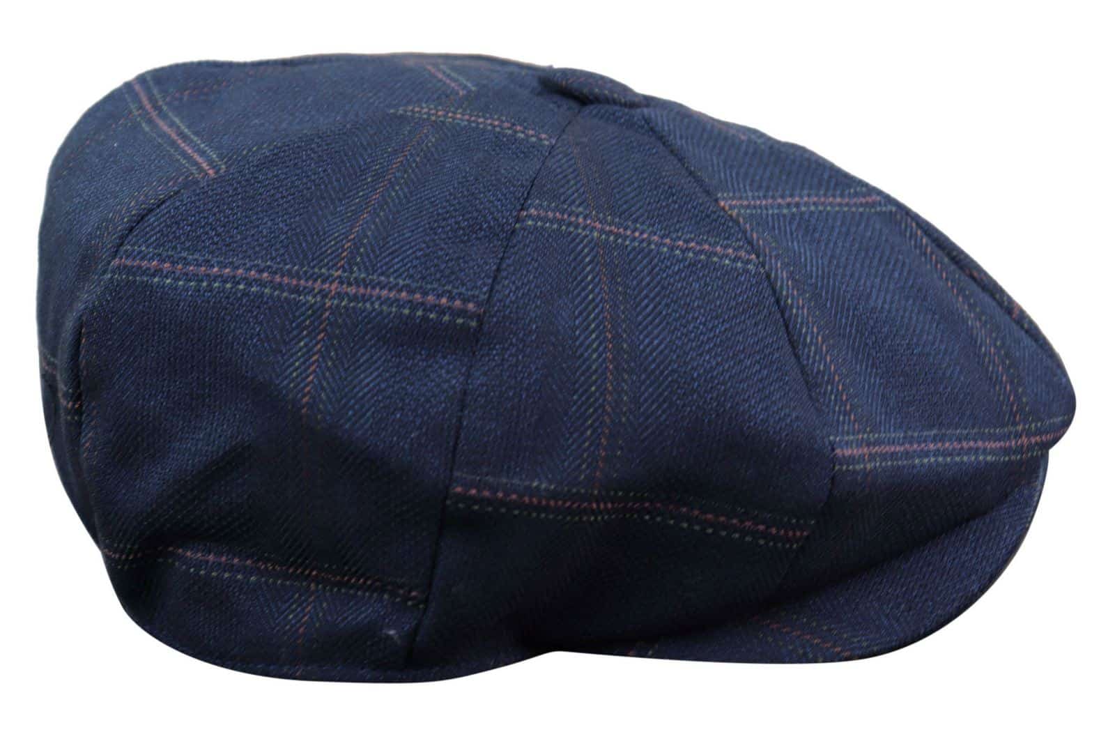 Gorra plana de tweed de 8 paneles estilo Peaky Blinders para hombre - Cavani Connall
