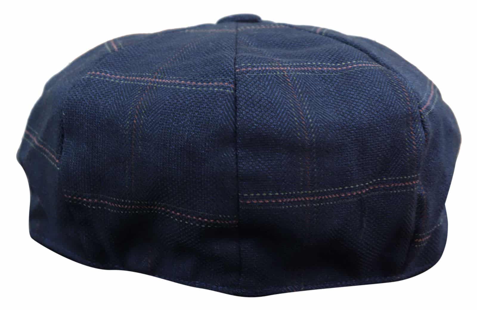 Gorra plana de tweed de 8 paneles estilo Peaky Blinders para hombre - Cavani Connall