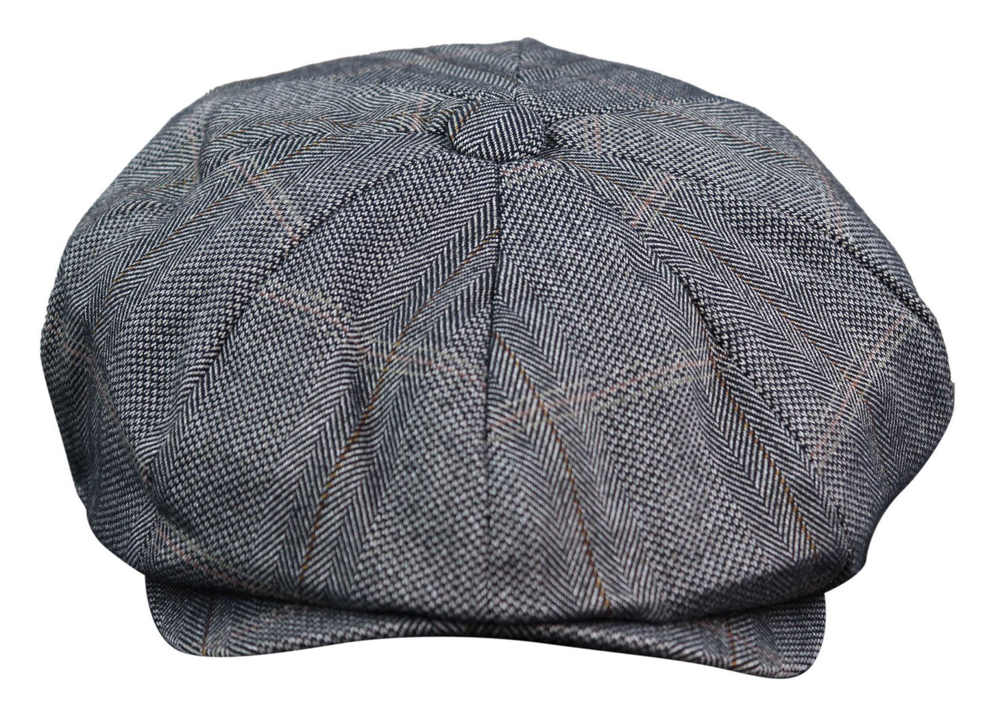Gorra plana de tweed de 8 paneles estilo Peaky Blinders para hombre - Cavani Connall