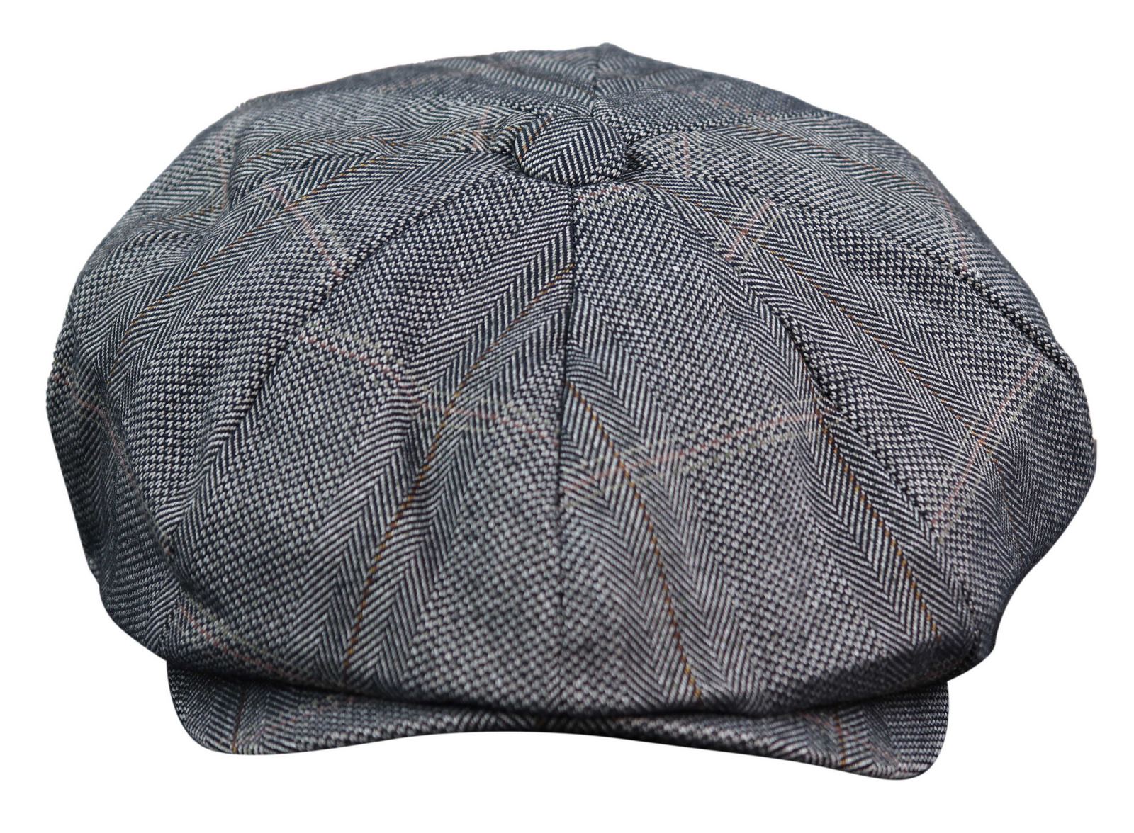 Gorra plana de tweed de 8 paneles estilo Peaky Blinders para hombre - Cavani Connall