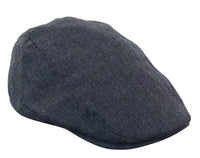 Cavani Martez Hat - Gorra plana para hombre, azul marino, estilo retro vintage, Del Boy, Gatsby, Peaky Blinders