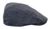 Cavani Martez Hat - Gorra plana para hombre, azul marino, estilo retro vintage, Del Boy, Gatsby, Peaky Blinders
