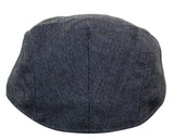 Cavani Martez Hat - Gorra plana para hombre, azul marino, estilo retro vintage, Del Boy, Gatsby, Peaky Blinders