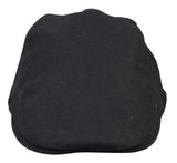Gorra plana negra de hombre estilo abuelo Baker, 8 paneles, tweed, estilo vintage clásico elegante informal de los años 20.