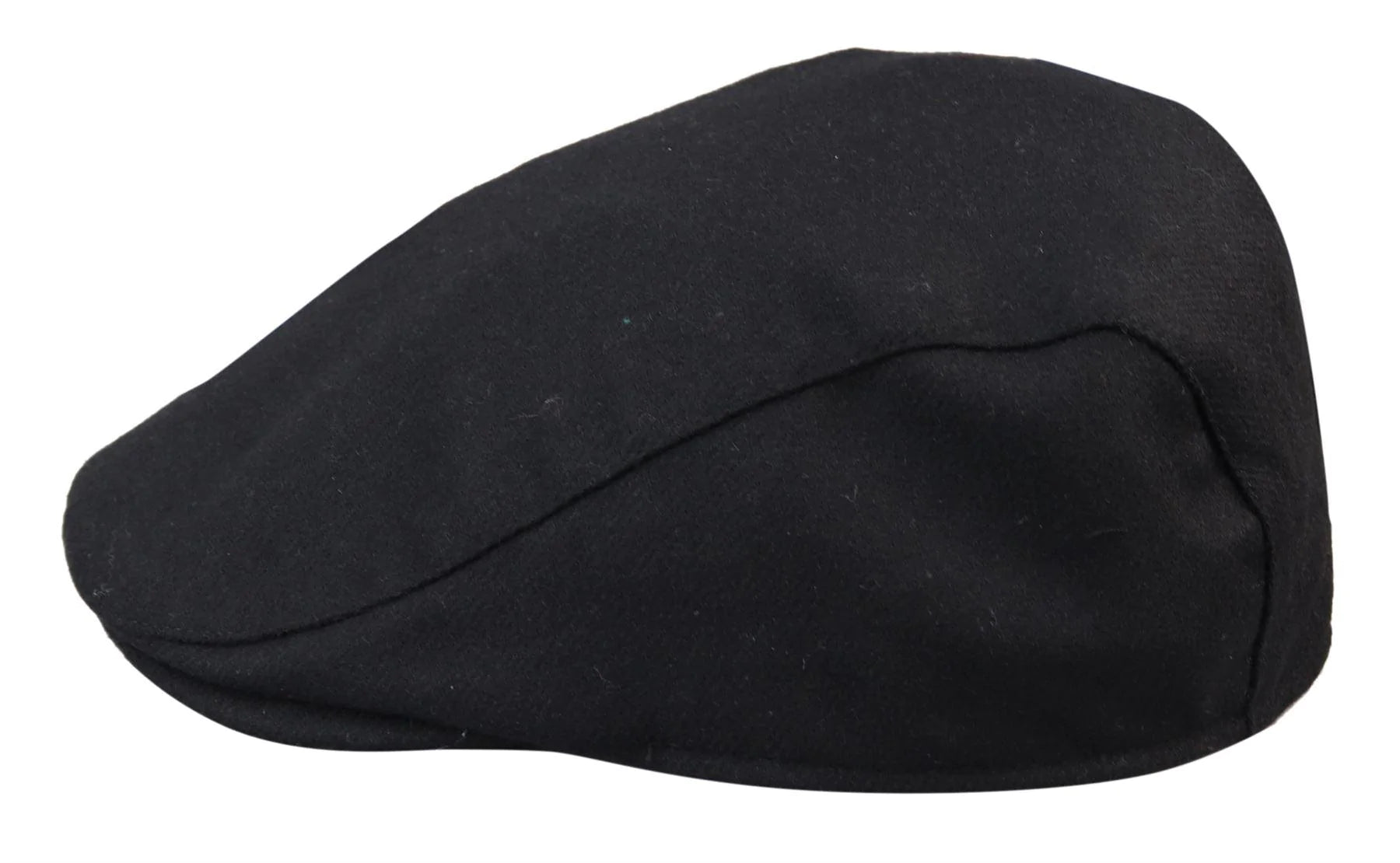 Gorra plana negra de hombre estilo abuelo Baker, 8 paneles, tweed, estilo vintage clásico elegante informal de los años 20.