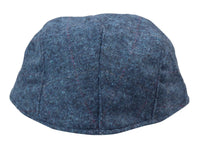 Gorra plana azul de hombre estilo abuelo Baker, 8 paneles, tweed, estilo vintage clásico elegante informal de los años 20.
