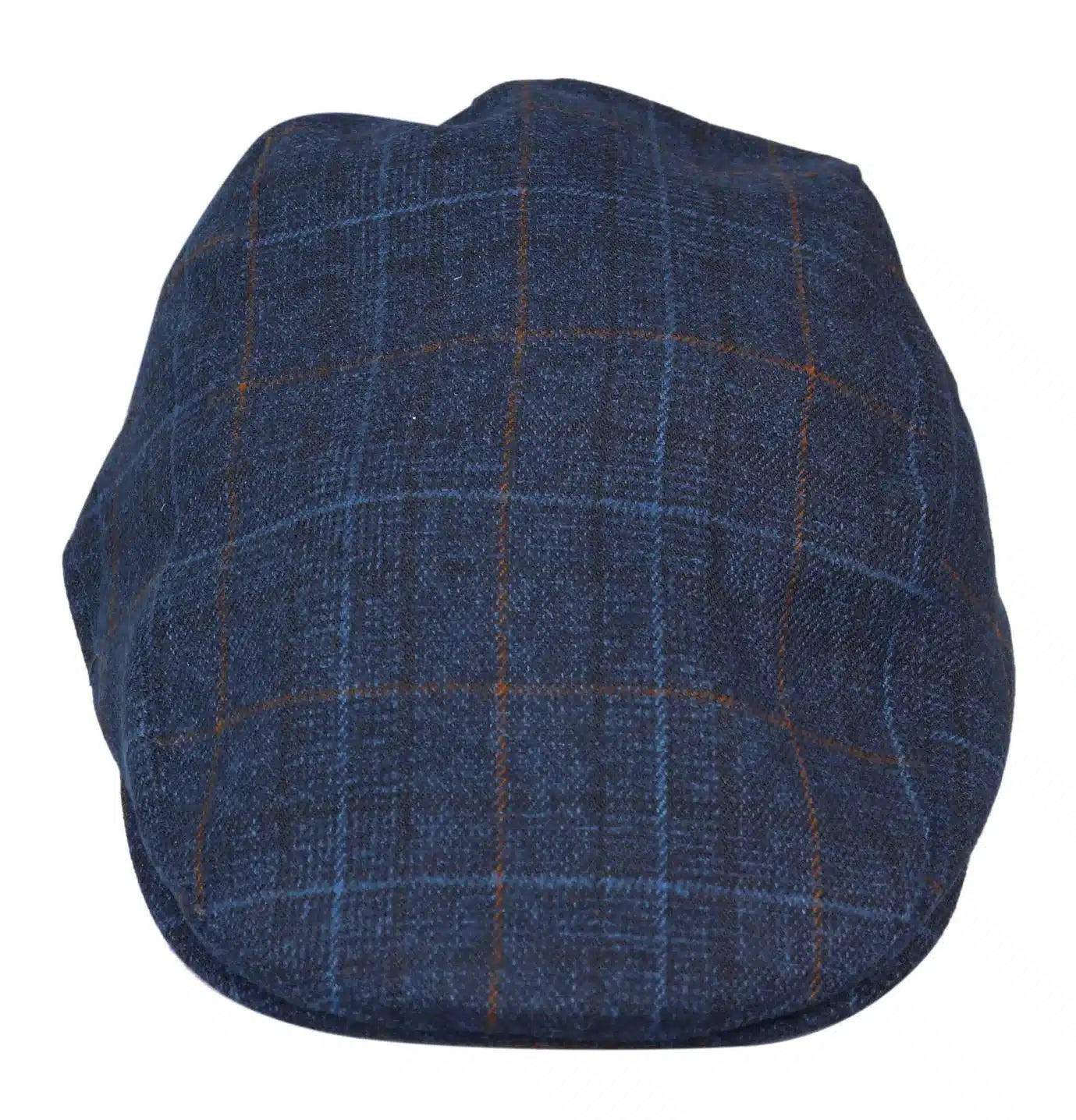Gorra plana azul marino de 8 paneles estilo "Grandad Baker" para hombre, de tweed, estilo vintage clásico e informal elegante de los años 20.
