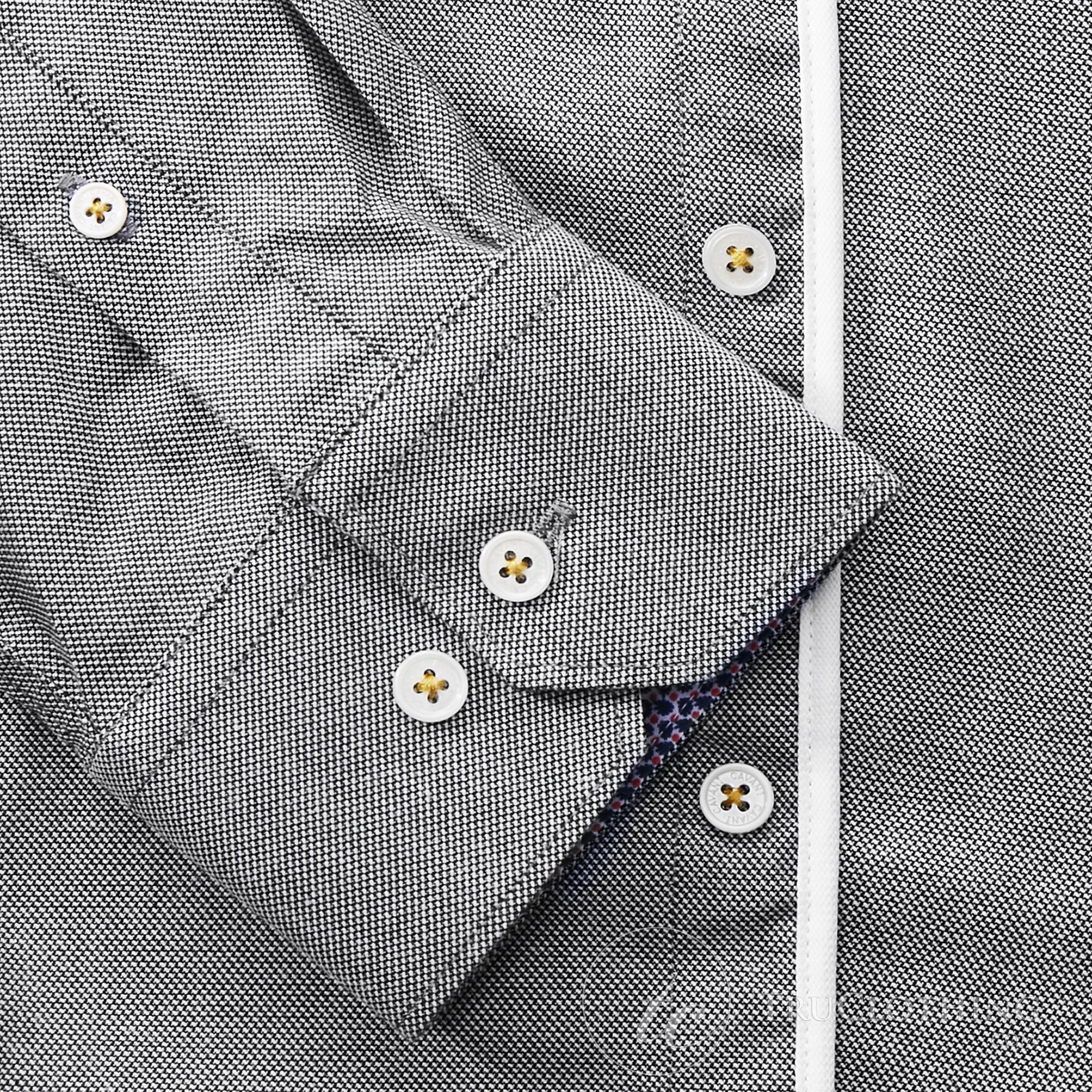 Cavani CV-65 - Camisa elegante de algodón elástico para hombre - Negro/Azul/Azul marino/Rosa/Blanco
