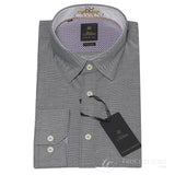 Cavani CV-65 - Camisa elegante de algodón elástico para hombre - Negro/Azul/Azul marino/Rosa/Blanco