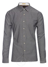 Cavani CV-65 - Camisa elegante de algodón elástico para hombre - Negro/Azul/Azul marino/Rosa/Blanco