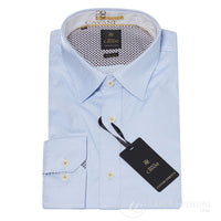 Cavani CV-65 - Camisa elegante de algodón elástico para hombre - Negro/Azul/Azul marino/Rosa/Blanco