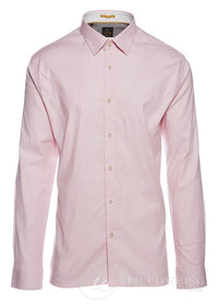 Cavani CV-65 - Camisa elegante de algodón elástico para hombre - Negro/Azul/Azul marino/Rosa/Blanco