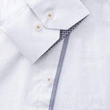 Cavani CV-65 - Camisa elegante de algodón elástico para hombre - Negro/Azul/Azul marino/Rosa/Blanco