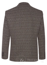 Cavani Dominic - Blazer elegante vintage marrón para hombre
