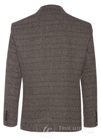 Cavani Dominic - Blazer elegante vintage marrón para hombre