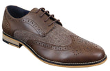 Cavani Horatio - Zapatos Oxford de hombre de tweed y piel