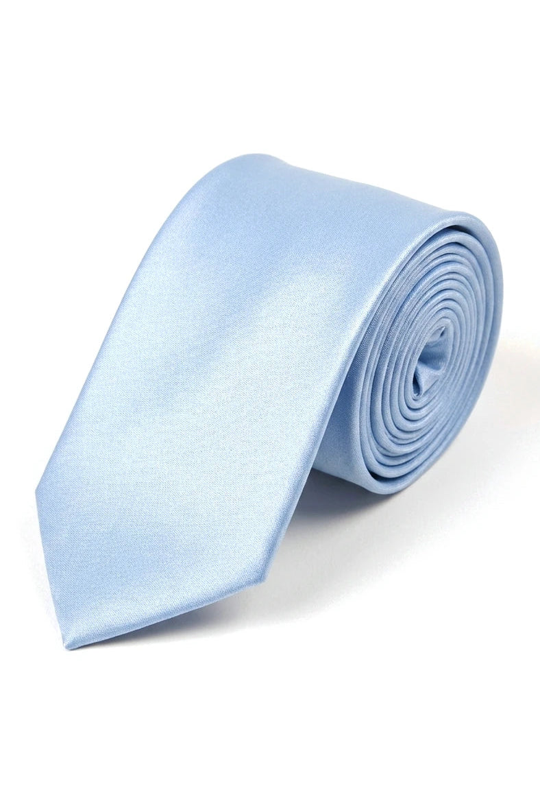 Corbata de satén Cavani - Corbata, pañuelo y pinza de corbata de satén de seda a juego para hombre, con estampado de lunares, ideal para bodas, graduaciones y la oficina.