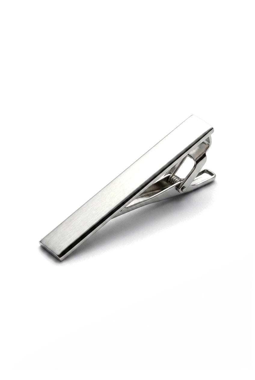 Corbata de satén Cavani - Corbata, pañuelo y pinza de corbata de satén de seda a juego para hombre, con estampado de lunares, ideal para bodas, graduaciones y la oficina.