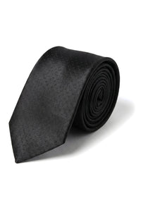Corbata de satén Cavani - Corbata, pañuelo y pinza de corbata de satén de seda a juego para hombre, con estampado de lunares, ideal para bodas, graduaciones y la oficina.