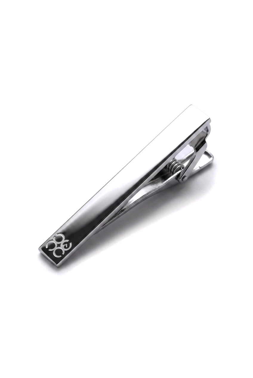 Corbata de satén Cavani - Corbata, pañuelo y pinza de corbata de satén de seda a juego para hombre, con estampado de lunares, ideal para bodas, graduaciones y la oficina.