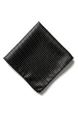 Corbata de satén Cavani - Corbata, pañuelo y pinza de corbata de satén de seda a juego para hombre, con estampado de lunares, ideal para bodas, graduaciones y la oficina.