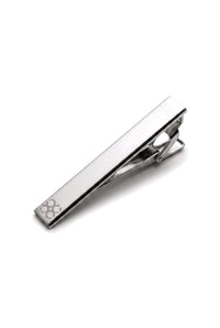 Corbata de satén Cavani - Corbata, pañuelo y pinza de corbata de satén de seda a juego para hombre, con estampado de lunares, ideal para bodas, graduaciones y la oficina.