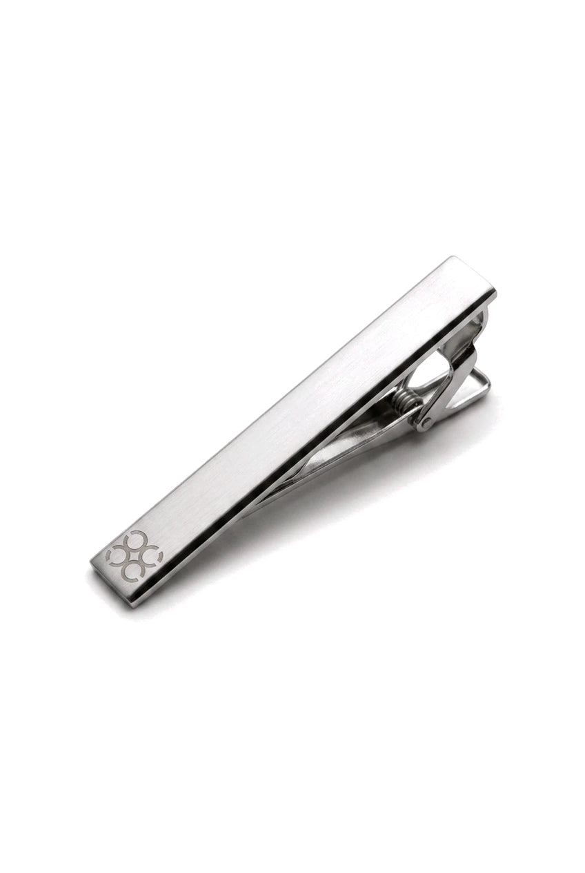 Corbata de satén Cavani - Corbata, pañuelo y pinza de corbata de satén de seda a juego para hombre, con estampado de lunares, ideal para bodas, graduaciones y la oficina.