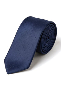 Corbata de satén Cavani - Corbata, pañuelo y pinza de corbata de satén de seda a juego para hombre, con estampado de lunares, ideal para bodas, graduaciones y la oficina.