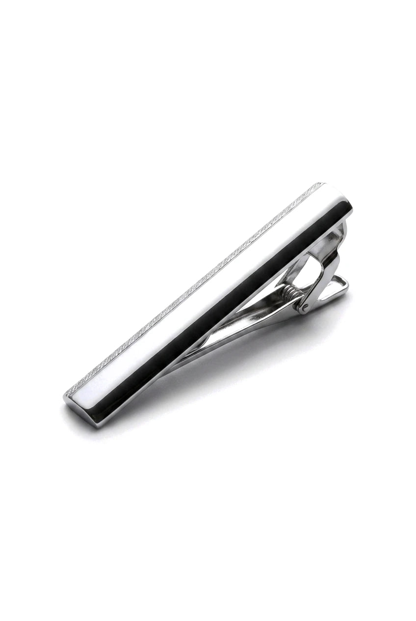 Corbata de satén Cavani - Corbata, pañuelo y pinza de corbata de satén de seda a juego para hombre, con estampado de lunares, ideal para bodas, graduaciones y la oficina.