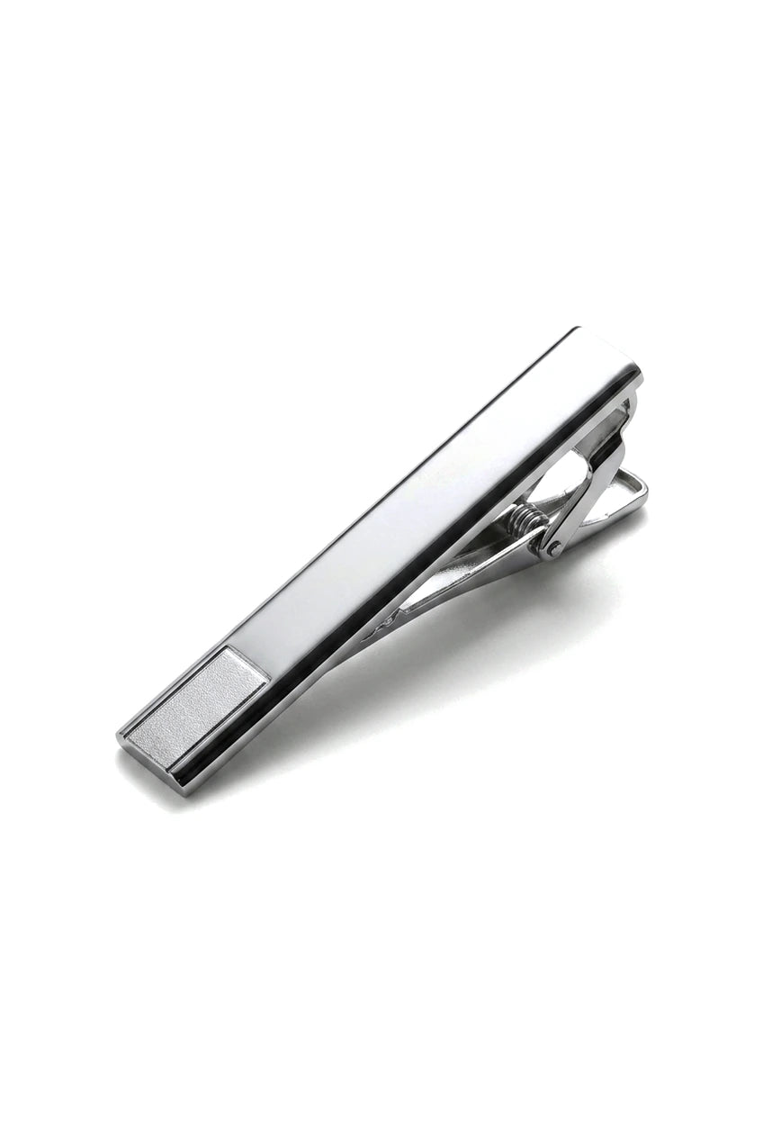 Corbata de satén Cavani - Corbata, pañuelo y pinza de corbata de satén de seda a juego para hombre, con estampado de lunares, ideal para bodas, graduaciones y la oficina.