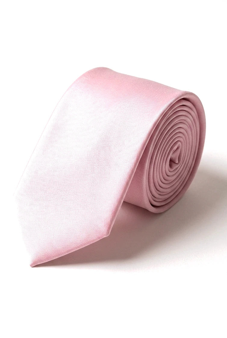Corbata de satén Cavani - Corbata, pañuelo y pinza de corbata de satén de seda a juego para hombre, con estampado de lunares, ideal para bodas, graduaciones y la oficina.