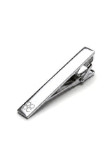 Corbata de satén Cavani - Corbata, pañuelo y pinza de corbata de satén de seda a juego para hombre, con estampado de lunares, ideal para bodas, graduaciones y la oficina.