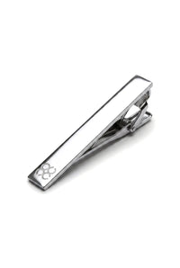 Corbata de satén Cavani - Corbata, pañuelo y pinza de corbata de satén de seda a juego para hombre, con estampado de lunares, ideal para bodas, graduaciones y la oficina.
