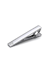 Corbata de satén Cavani - Corbata, pañuelo y pinza de corbata de satén de seda a juego para hombre, con estampado de lunares, ideal para bodas, graduaciones y la oficina.