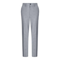 Traje de 3 piezas gris claro para niño, estilo clásico para bodas, fiestas y bautizos.