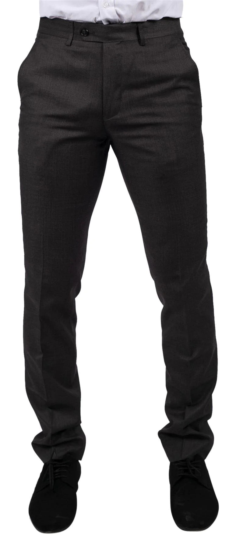 Charles - Pantalones de hombre color carbón
