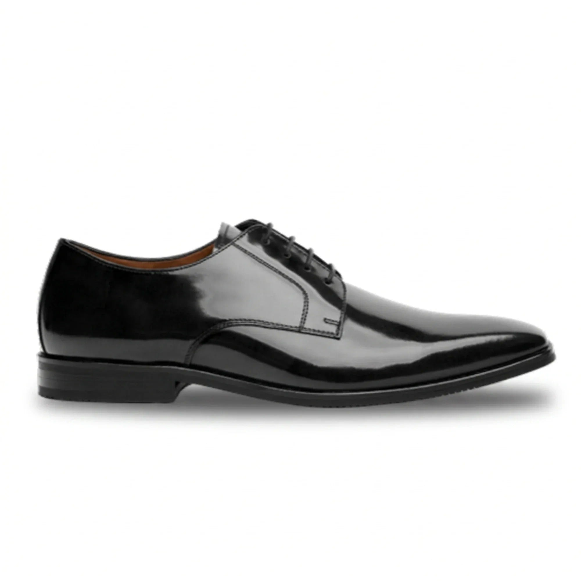 Chester - Zapatos Derby negros de hombre, pulidos y brillantes