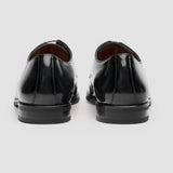 Chester - Zapatos Derby negros de hombre, pulidos y brillantes